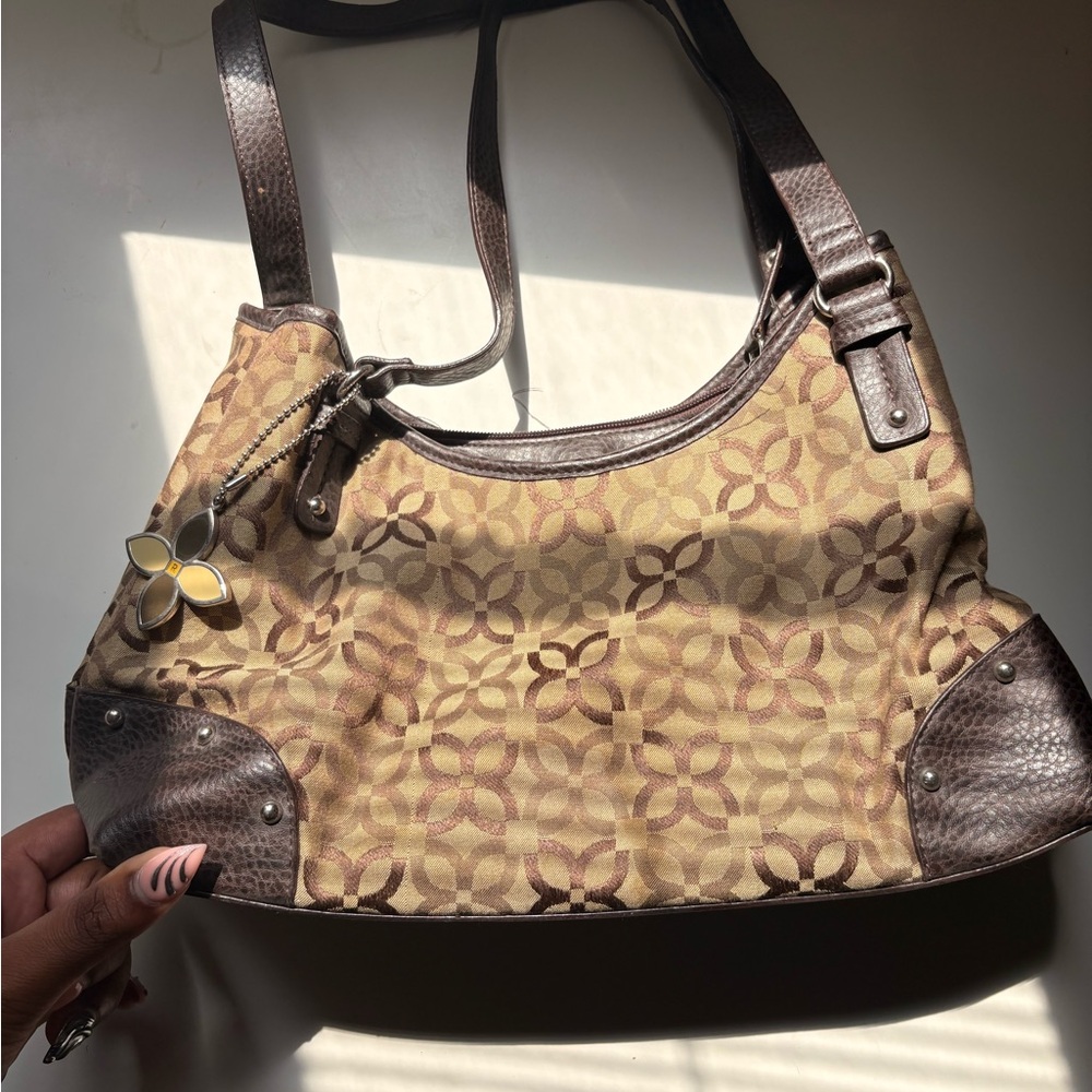 Brown Patterned Women's Bag